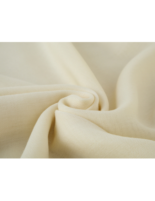 Muslin wool fabric - ecru gauze
