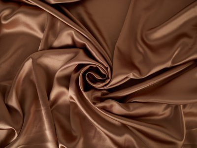 Crepe viscose satin with elastane