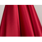 Satin de viscose plissado com elastano