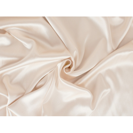 Krepéret viskose satin med elastan