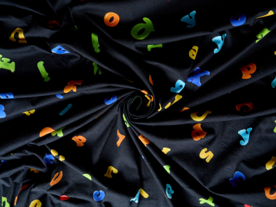 Cotton knit fabric in an original pattern - Bemax Fabric Wholesale