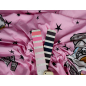 Roze katoenen jersey in Moschino-stijl - rapport