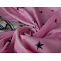 Bomullsjersey rosa i Moschino-stil - rapport