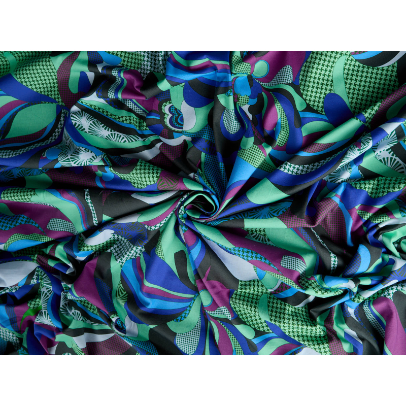 Jersey en coton avec motif dans le style Pucci - rapport