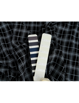 Jerseu de viscoză punto în carouri - Depozit de materiale textile Bemax