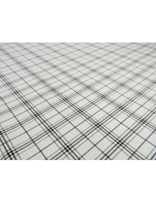 Jerseu de viscoză punto în carouri - Depozit de materiale textile Bemax