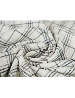 Viszkóz jersey punto kockás mintával – Bemax Textil Nagykereskedelem