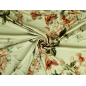 Malha de viscose para camisola, com padrão vegetal