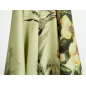 Malha de viscose para camisola, com padrão vegetal