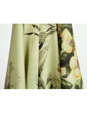 Jerseu din vâscoză pentru pulover, cu model floral – Angro Textile Bemax