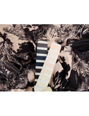 Seidensatin mit Elastan, Seide im Stil von Dior – Stoffgroßhandel Bemax