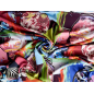 Silk crepe de chine in a colorful pattern – report