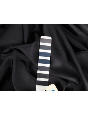 Mulberry silk black twill - Bemax Fabrics Wholesale