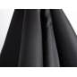 Black silk twill for shirts and summer dresses