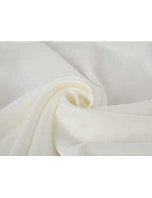 Twill de seda ecru off-white - Atacado de Tecidos Bemax
