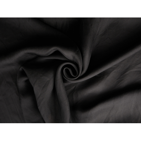 Organza in seta nera semirigida - Ingrosso Tessuti Bemax