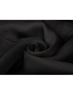Seiden-Organza schwarz halbfest - Stoffe-Bemax Großhandel