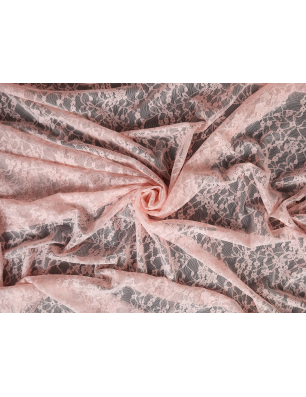 Delicate lace by the meter in light powder pink - Bemax Fabric Wholesale