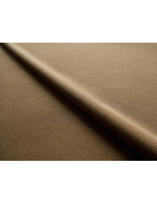 Stribet ribstrikket viskose med cupro-touch sandwashed - Tøjstof-handel Bemax