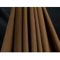 Ribstrikket viskose med cupro-touch sandwashed