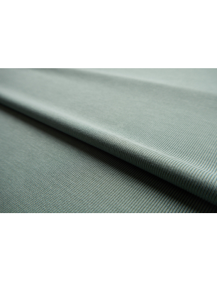 Tejido de punto canalé en viscosa con toque cupro sandwashed rib knit - Mayorista de Telas Bemax