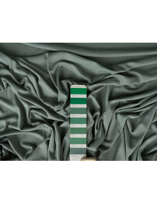 Stribet ribstrikket viskose med cupro-touch sandwashed - Tøjstof-handel Bemax