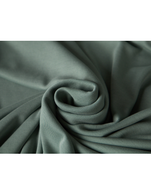 Stribet ribstrikket viskose med cupro-touch sandwashed - Tøjstof-handel Bemax
