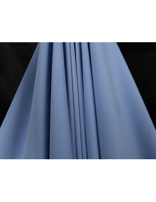 Stribet ribstrikket viskose med cupro-touch sandwashed - Tøjstof-handel Bemax