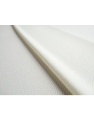 Stribet ribstrikket viskose med cupro-touch sandwashed - Tøjstof-handel Bemax