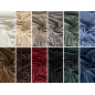 Ribstrikket viskose med cupro-touch sandwashed