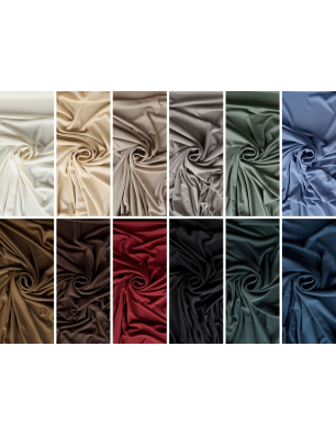 Tejido de punto canalé en viscosa con toque cupro sandwashed rib knit - Mayorista de Telas Bemax