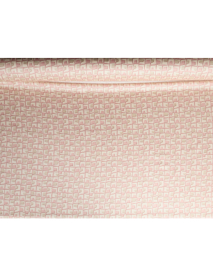 Viskosemateriale med en let glans - pastelfarvet mosaik