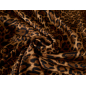Viskose-Gewebe mit zartem Glanz – Leopardenmuster ideal
