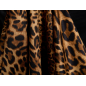 Viscose fabric with a delicate sheen—ideal leopard print