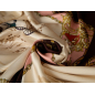 Viscose fabric with a delicate sheen - scarves with drapery motifs