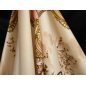 Viscose, material com um brilho suave - lenços com pregas