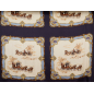 Viscose fabric with a delicate sheen - scarves with drapery motifs