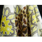 Viscoză material pentru rochii tip sarafană cu imprimeu în stil boho - raport