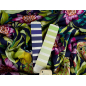 Viscose, material para vestido com padrões florais