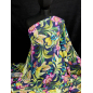 Viscose, material para vestido com padrões florais