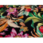 Viscose fabric for a dress with floral patterns