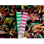 Viscose fabric for a dress with floral patterns