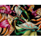 Viscose, material para vestido com padrões florais