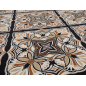 Vâscoză material pentru rochie cu model boho geometric