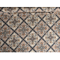 Viscose fabric for a dress with a geometric boho pattern