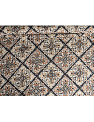 Vâscoză material pentru rochie cu model boho geometric