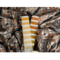 Viscose fabric for a dress with a geometric boho pattern