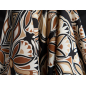 Vâscoză material pentru rochie cu model boho geometric