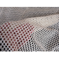 Cotton lace crocheted - woven mesh - ecru Cotton lace crocheted - woven mesh - ecru