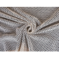 Cotton lace crocheted - woven mesh - ecru Cotton lace crocheted - woven mesh - ecru